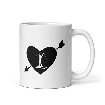 Arrow Heart And Skiing 1 - Tasse ski