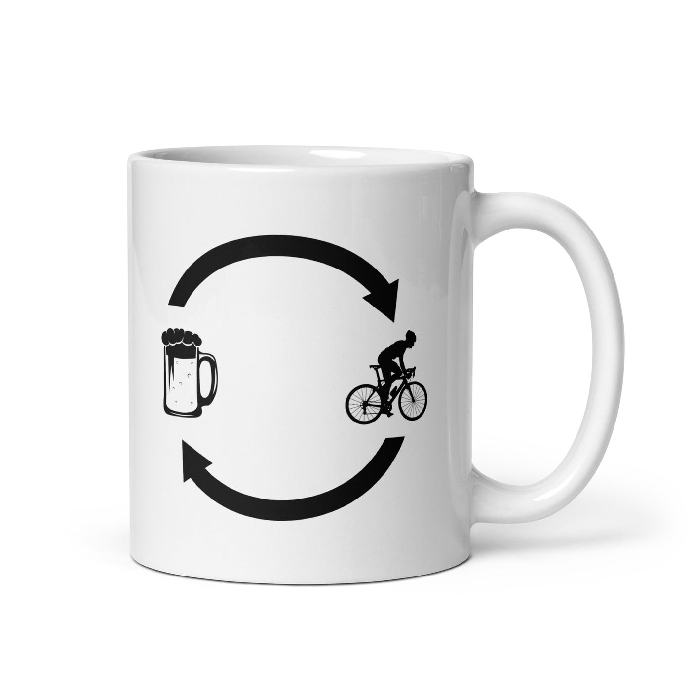 Beer Loading Arrows And Cycling 1 - Tasse fahrrad