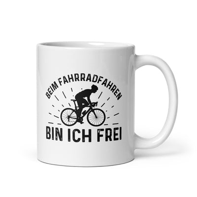 Beim Fahrradfahren Bin Ich Frel 2 - Tasse fahrrad