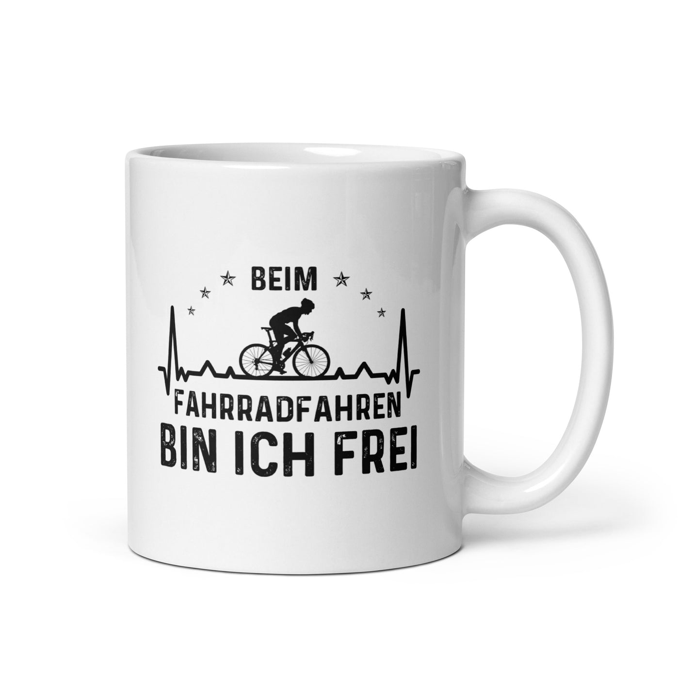 Beim Fahrradfahren Bin Ich Frel 3 - Tasse fahrrad