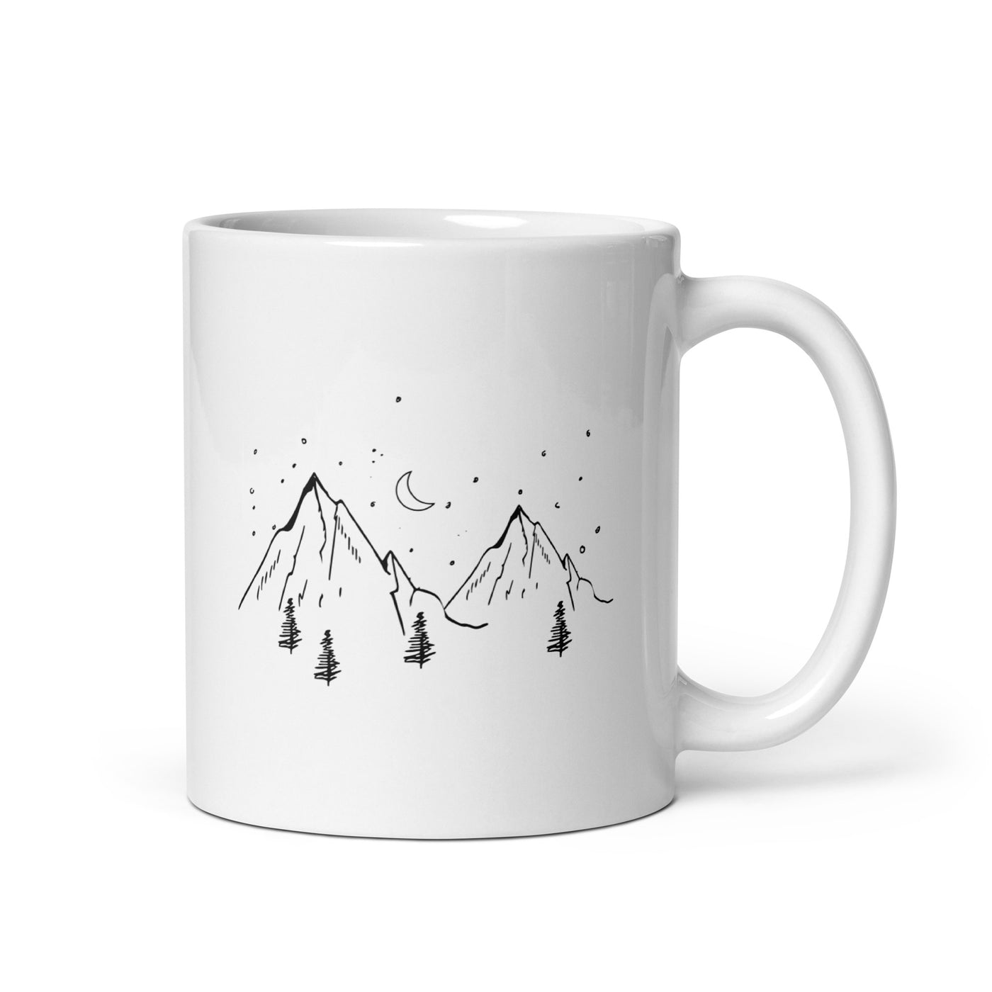 Berge Und Mond - Tasse berge