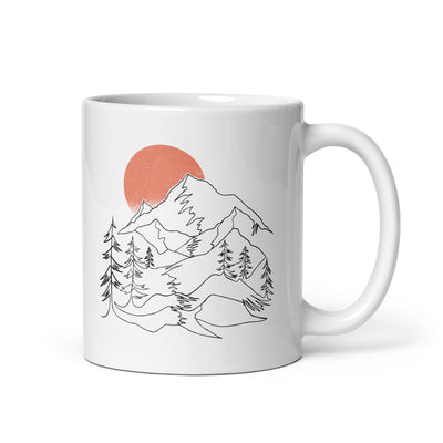 Berglandschaft - Tasse berge