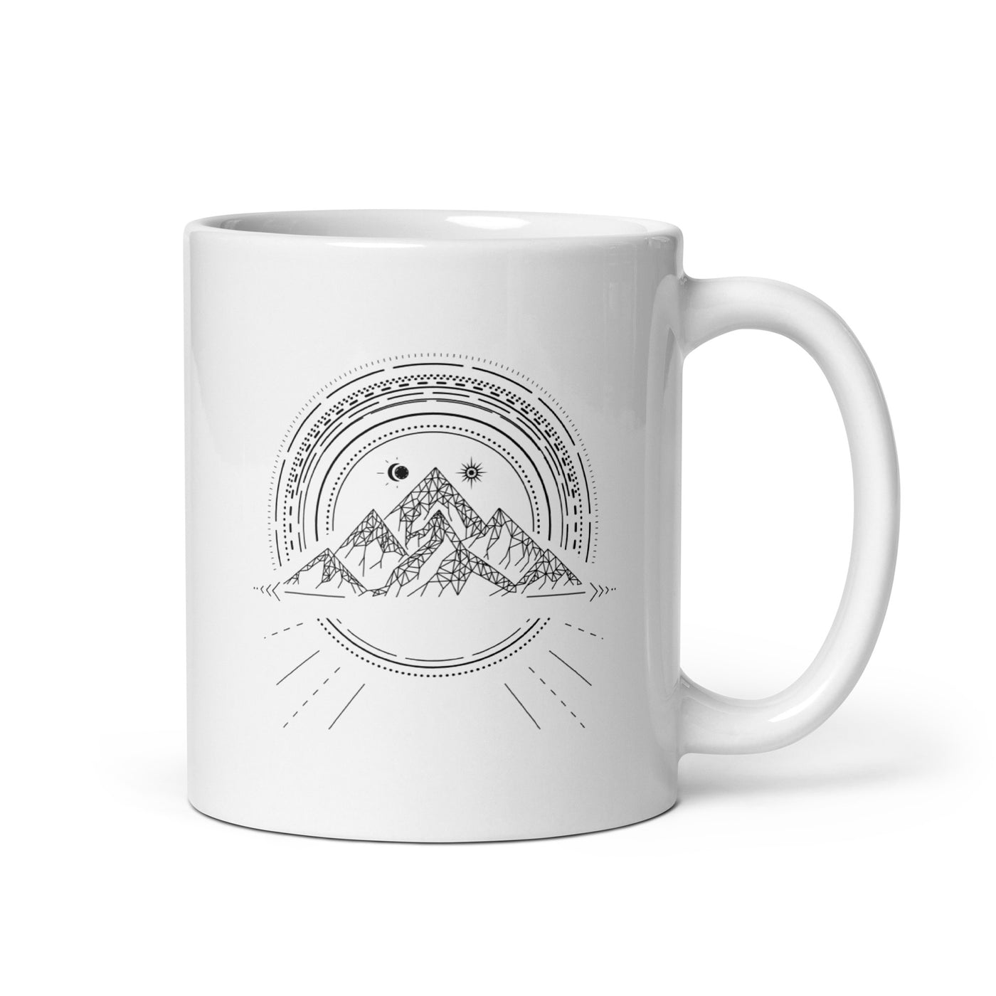 Bergreise Geometrisch - Tasse berge camping