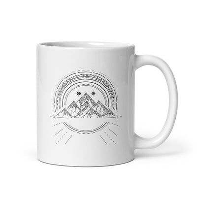 Bergreise Geometrisch - Tasse berge camping