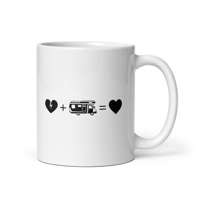 Broken Heart Heart And Camping - Tasse camping