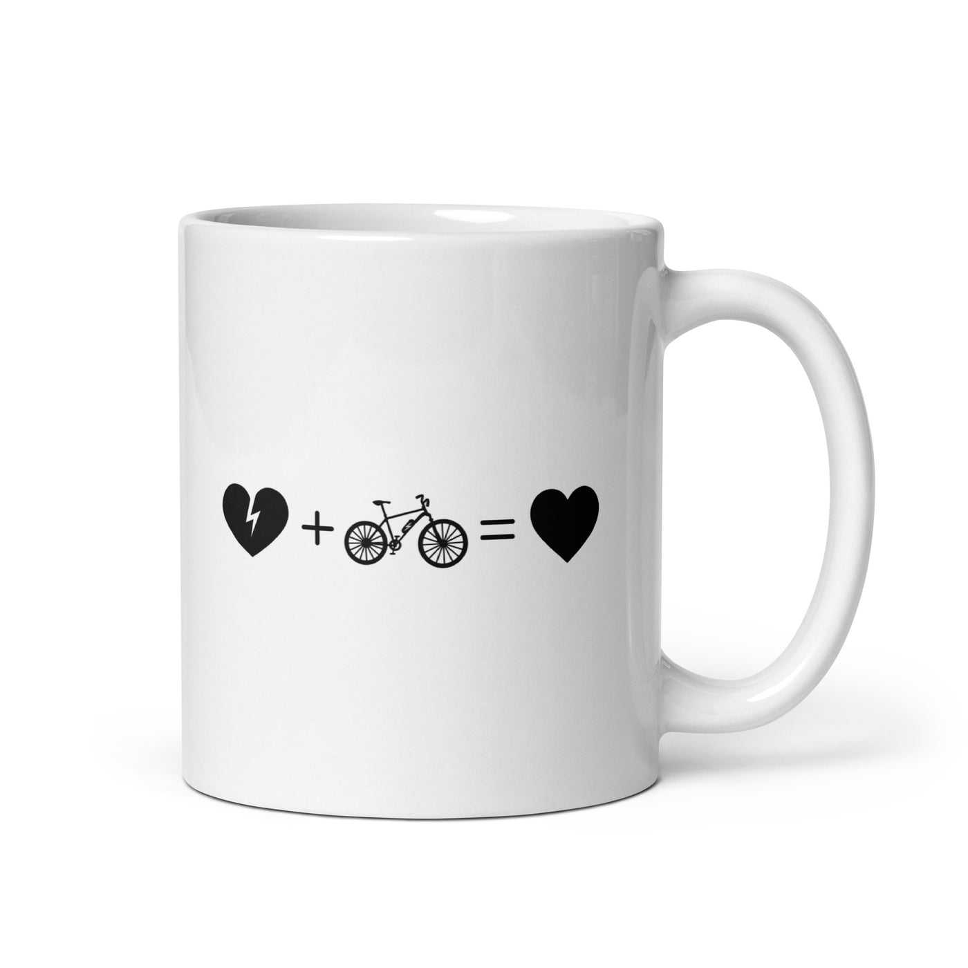 Broken Heart Heart And E-Bike - Tasse e-bike