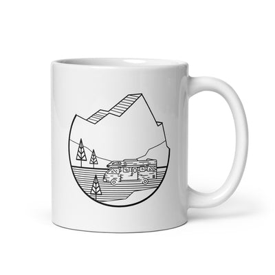 Camping Van - Tasse camping