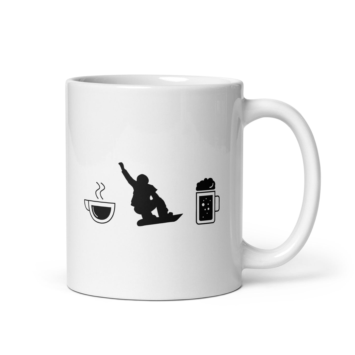 Coffee Beer And Snowboarding - Tasse snowboarden