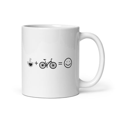 Coffee Smile Face And Cycling - Tasse fahrrad