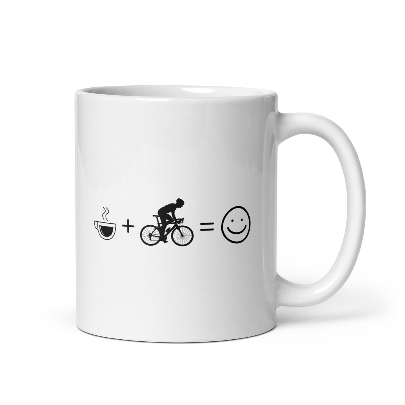 Coffee Smile Face And Cycling 1 - Tasse fahrrad