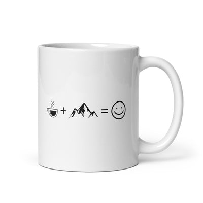 Coffee Smile Face And Mountain - Tasse berge