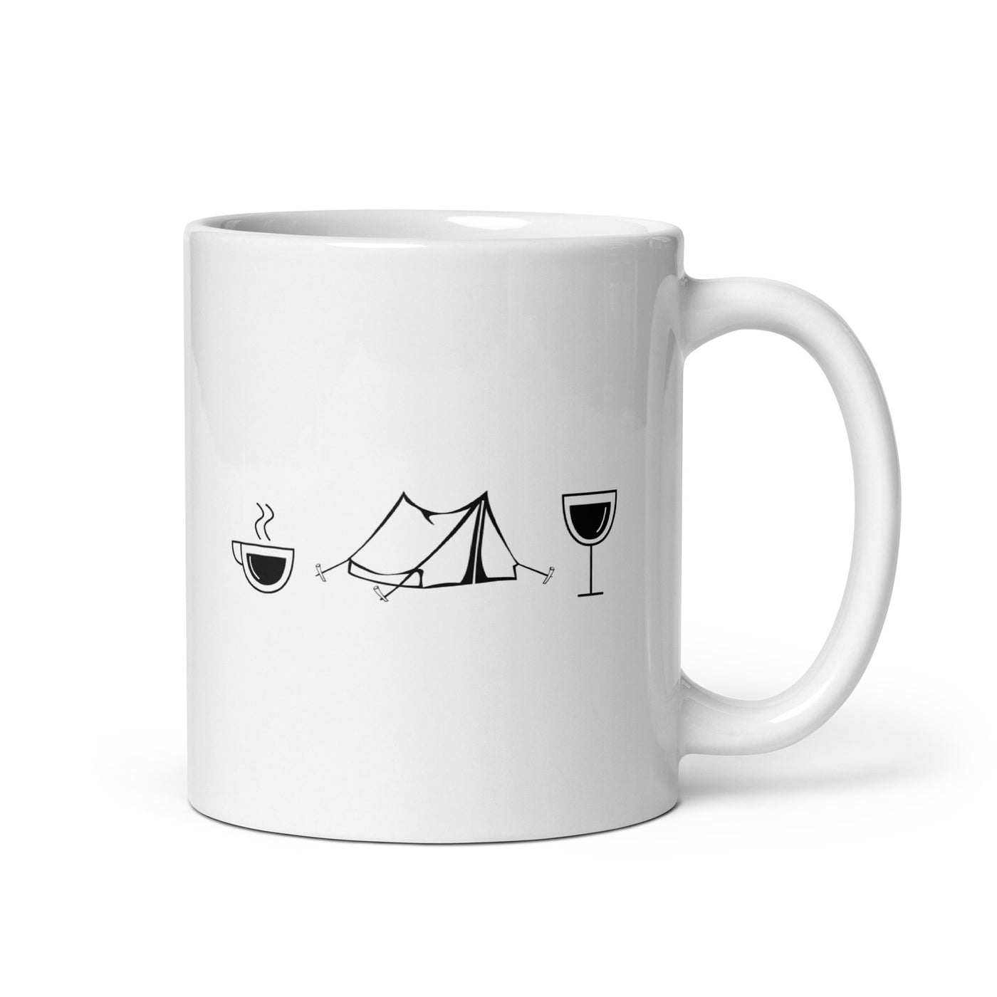 Coffee Wine And Camping - Tasse camping