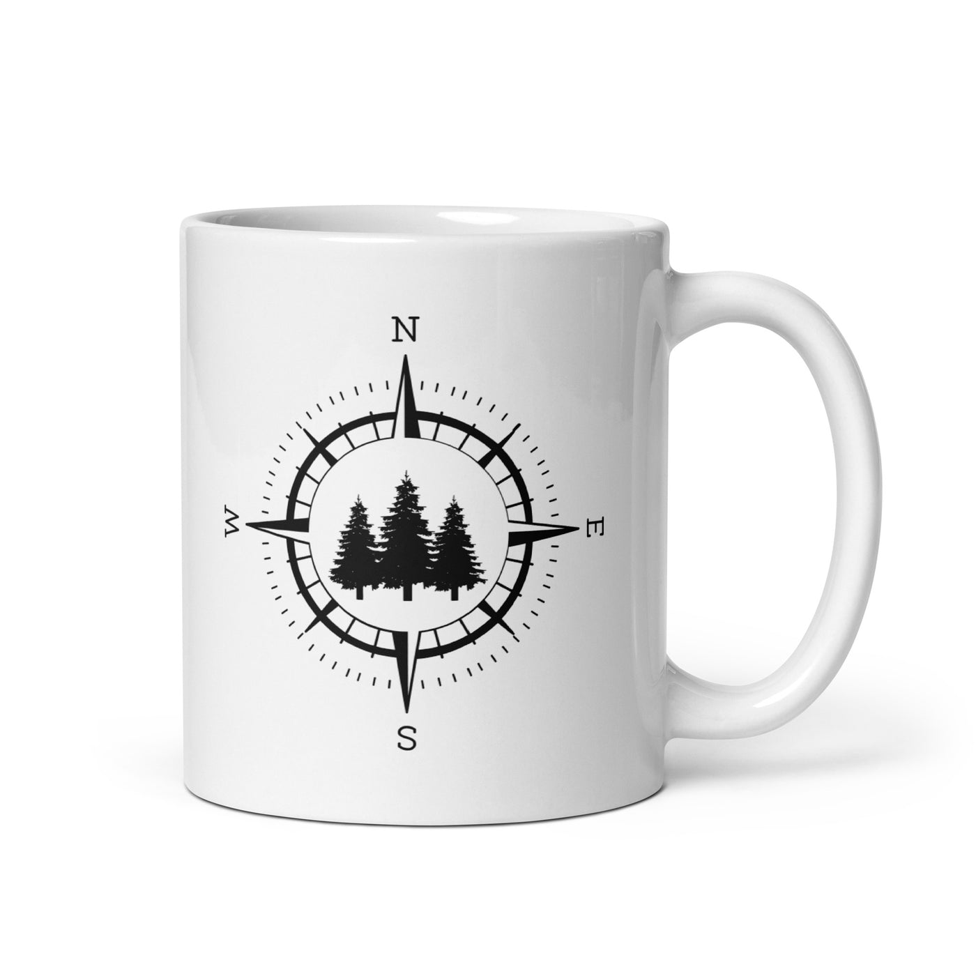 Compass And Trees - Tasse camping