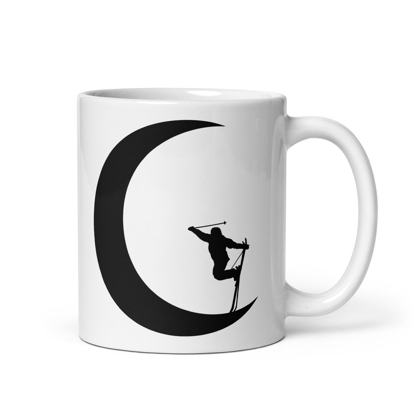 Crescent Moon - Skiing - Tasse ski