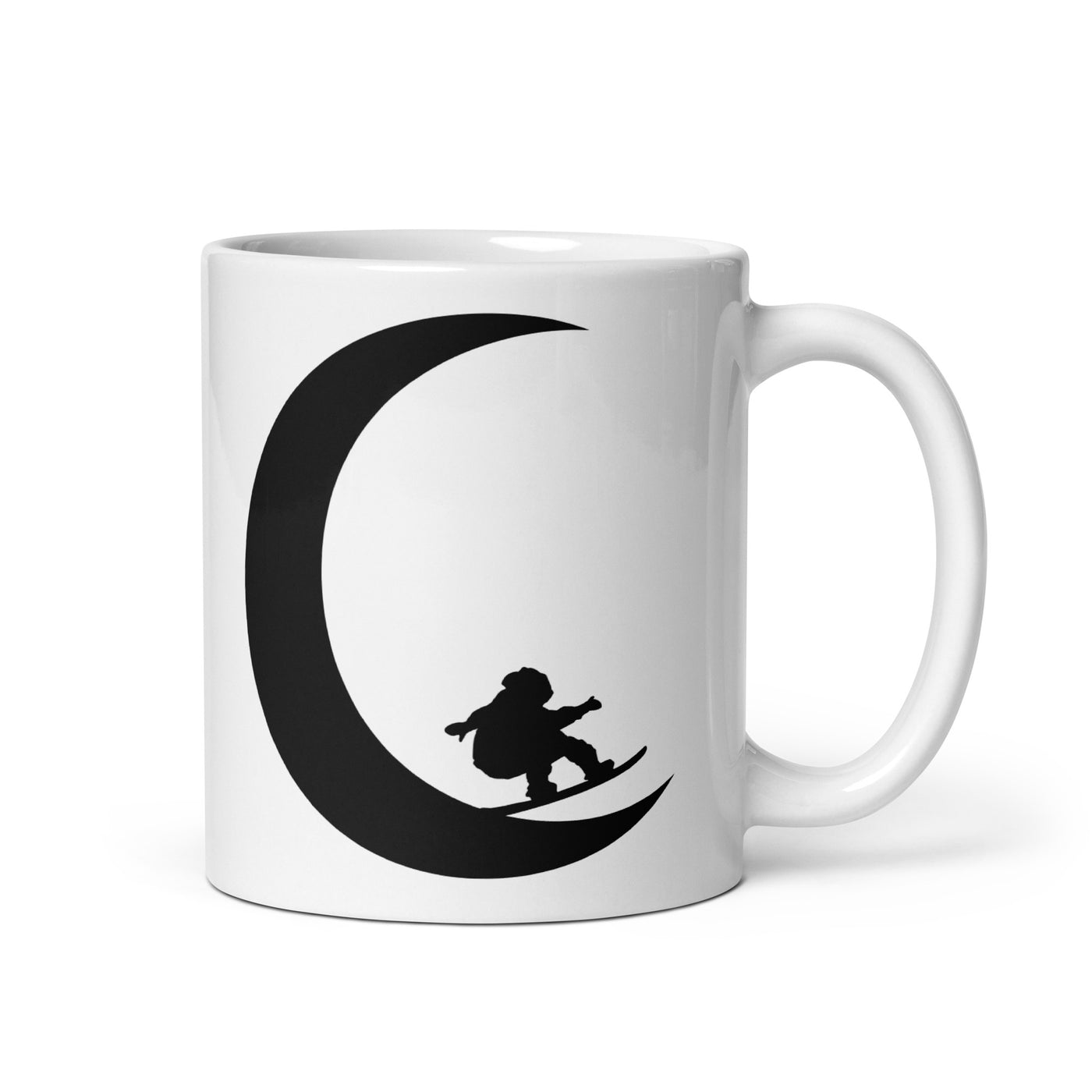 Crescent Moon - Snowboarding - Tasse snowboarden