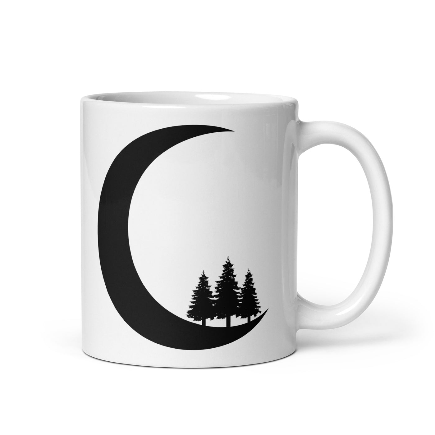 Crescent Moon - Trees - Tasse camping