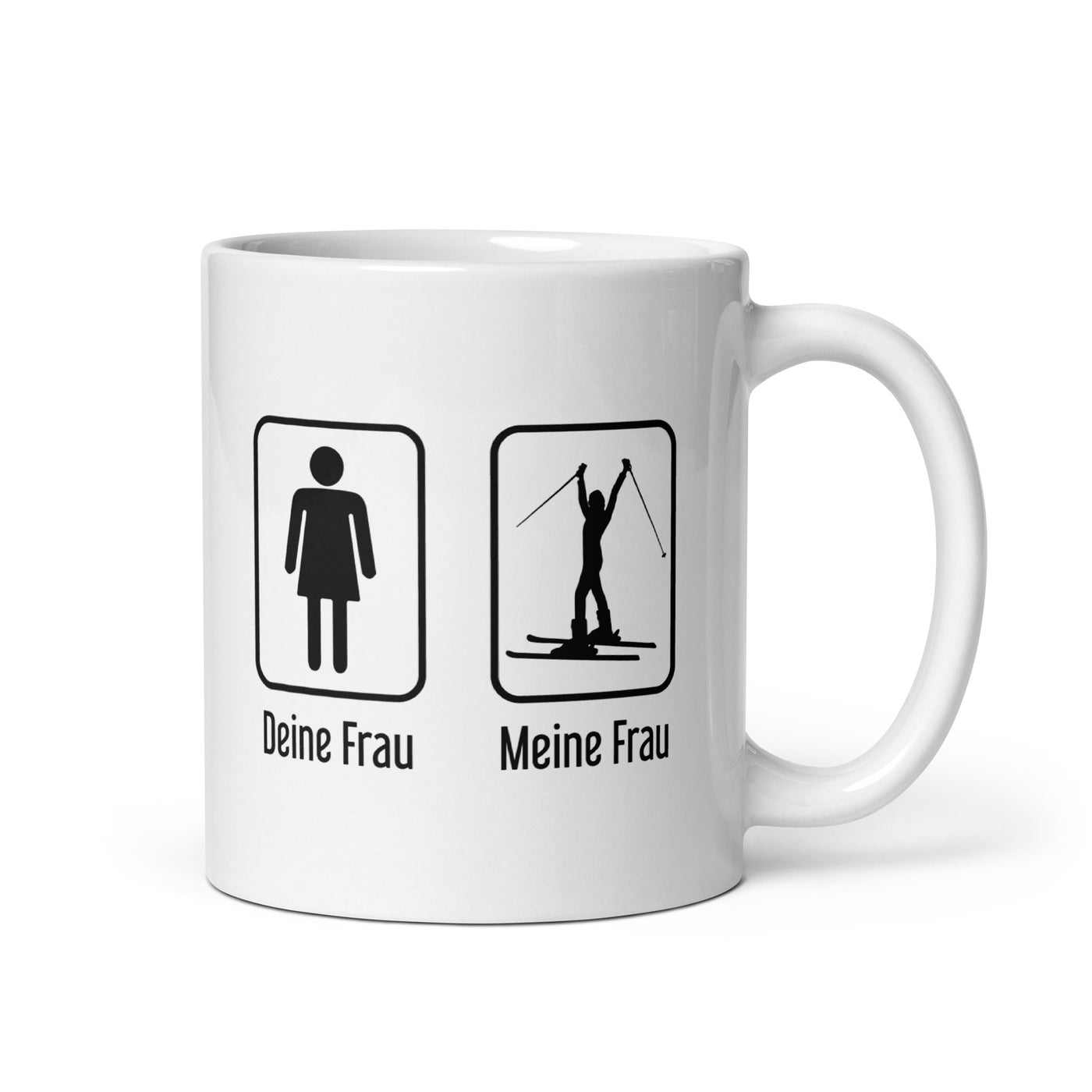 Deine Frau - Meine Frau - Tasse ski