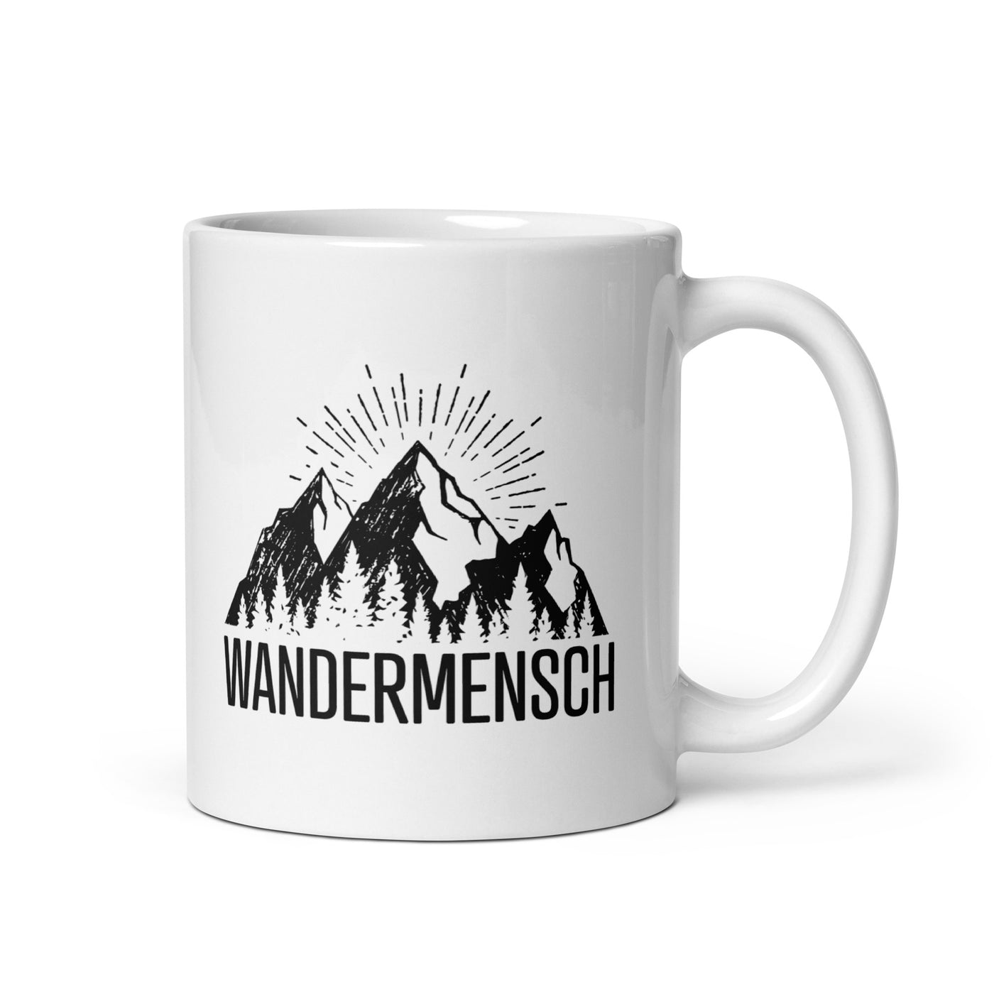 Der Wandermensch - Tasse berge