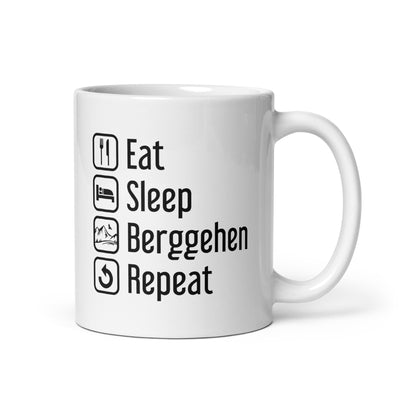 Eat Sleep Berggehen Repeat - Tasse berge