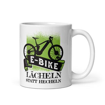 E-Bike - Lächeln Statt Hecheln - Tasse e-bike