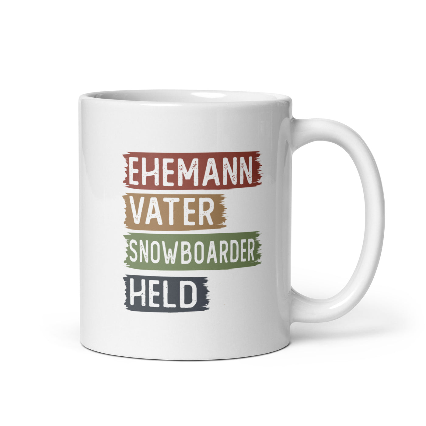 Ehemann, Vater, Snowboarder, Held - Tasse snowboarden