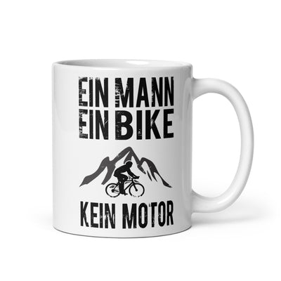 Ein Mann - Ein Bike - Kein Motor - Tasse fahrrad mountainbike