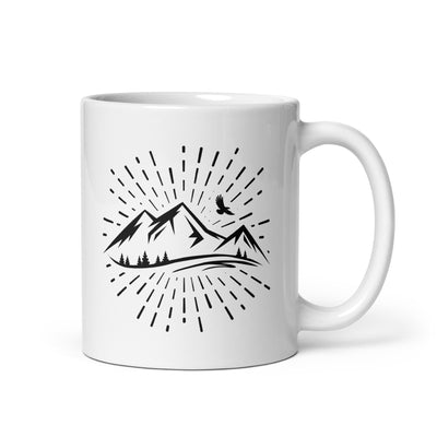 Firework And Mountain - Tasse berge