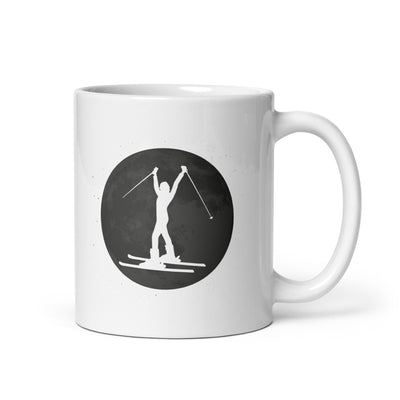 Full Moon - Female Skiing - Tasse ski