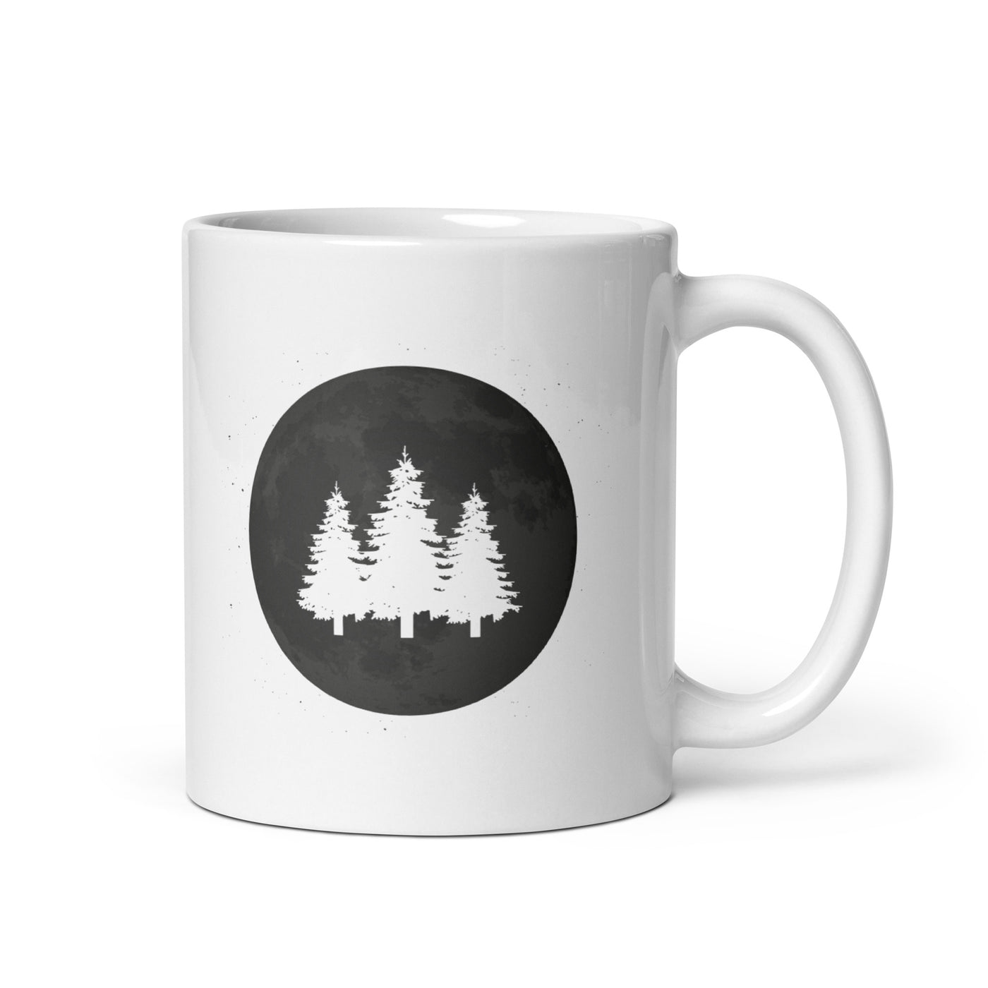 Full Moon - Trees - Tasse camping