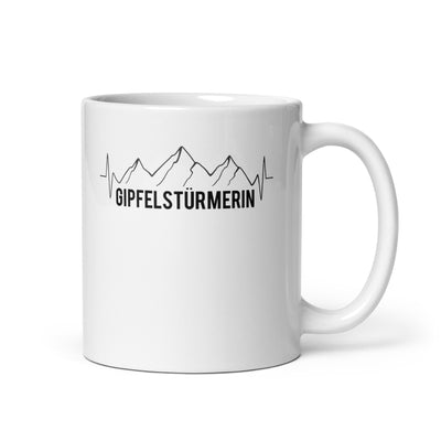 Gipfelstürmerin - Tasse berge klettern