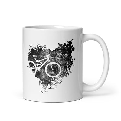 Grunge Heart - Cycling - Tasse fahrrad