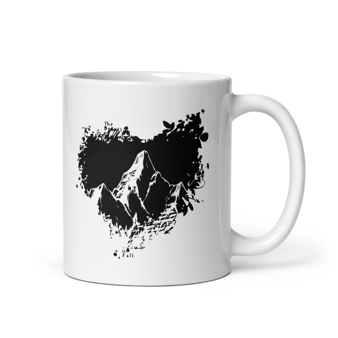 Grunge Heart - Mountain - Tasse berge