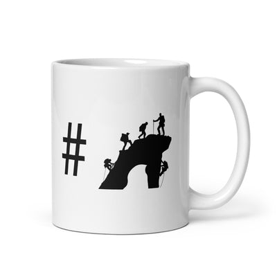 Hashtag - Climbing - Tasse klettern