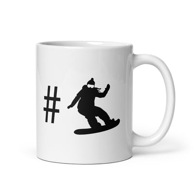 Hashtag - Female Snowboarding - Tasse snowboarden