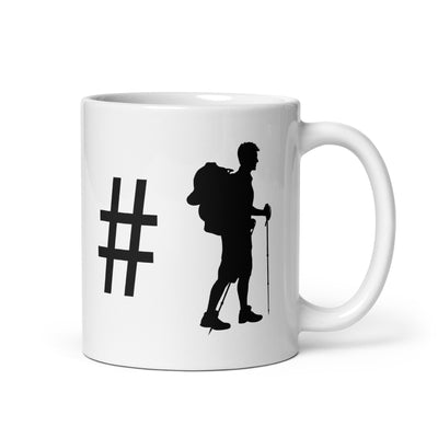 Hashtag - Hiking - Tasse wandern