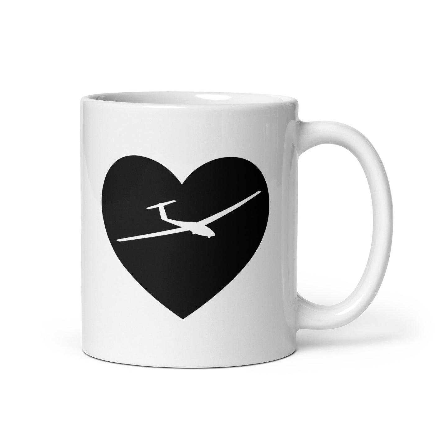 Heart 1 And Sailplane - Tasse berge