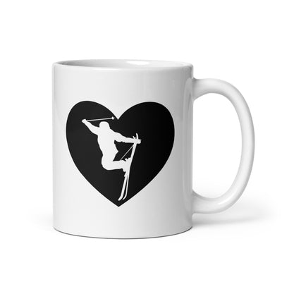 Heart 1 And Skiing - Tasse ski