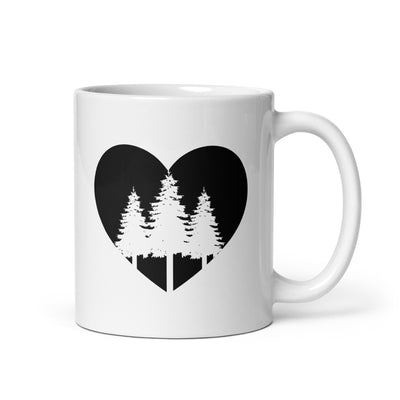 Heart 1 And Trees - Tasse camping