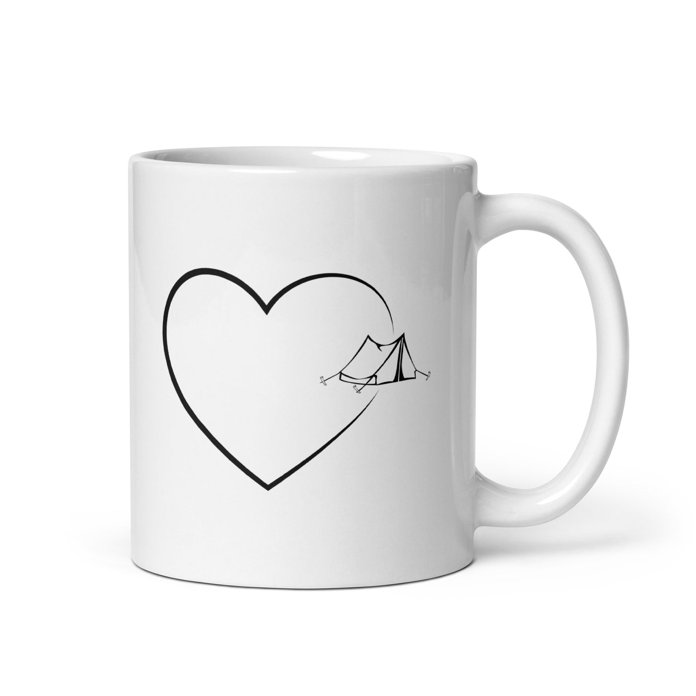 Heart 2 And Camping - Tasse camping