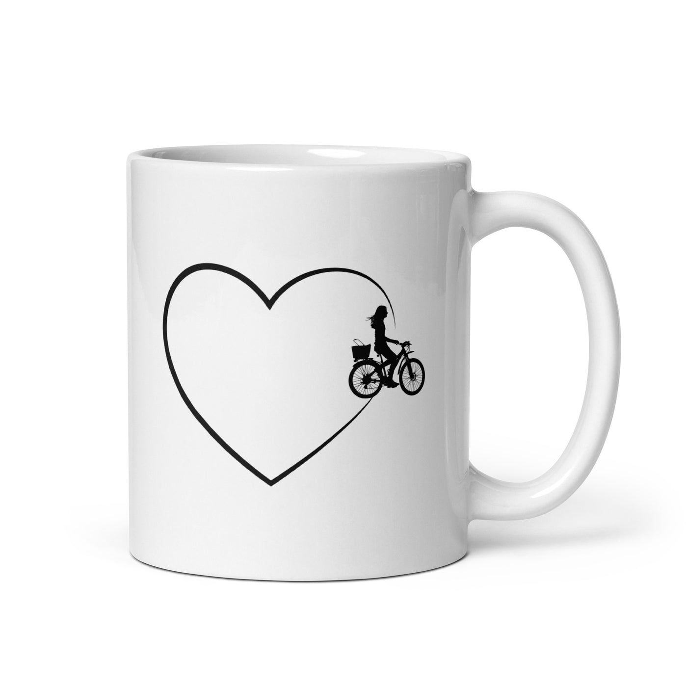 Heart 2 And Cycling - Tasse fahrrad