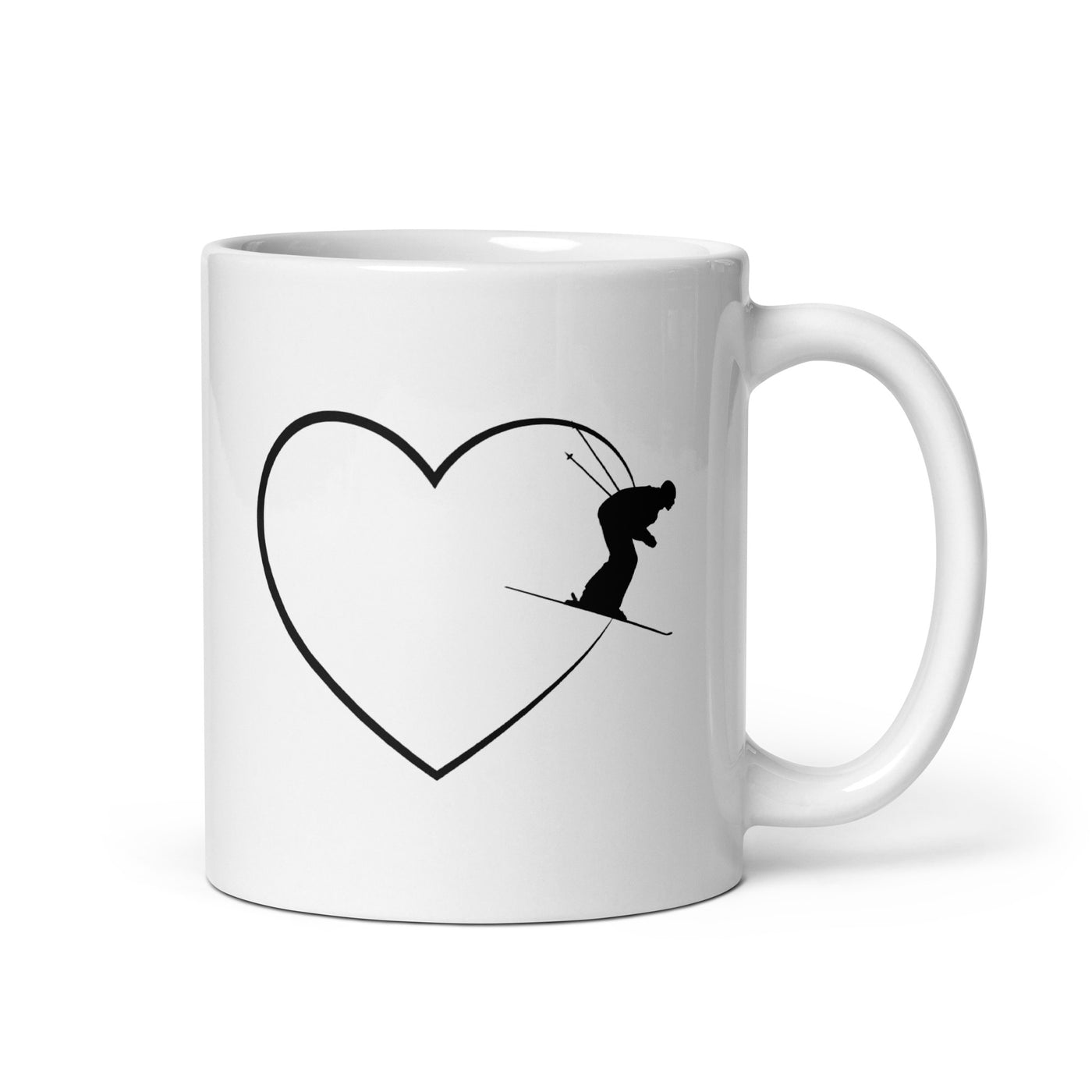 Heart 2 And Skiing - Tasse ski