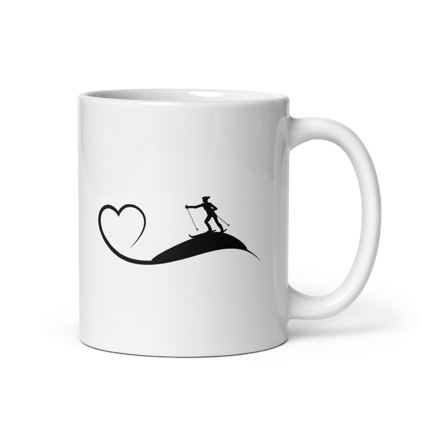 Heart And Skiing - Tasse ski