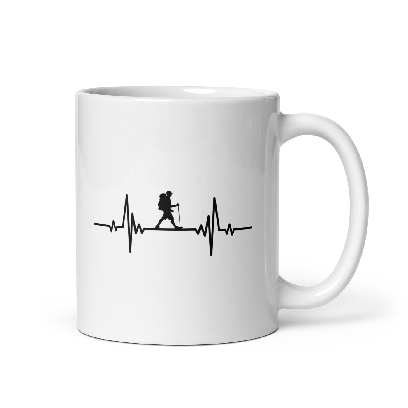 Heartbeat Hiker Gesture - Tasse wandern