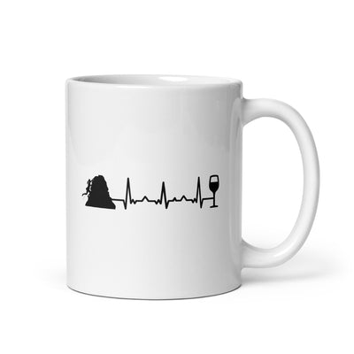 Heartbeat Wine And Climbing - Tasse klettern