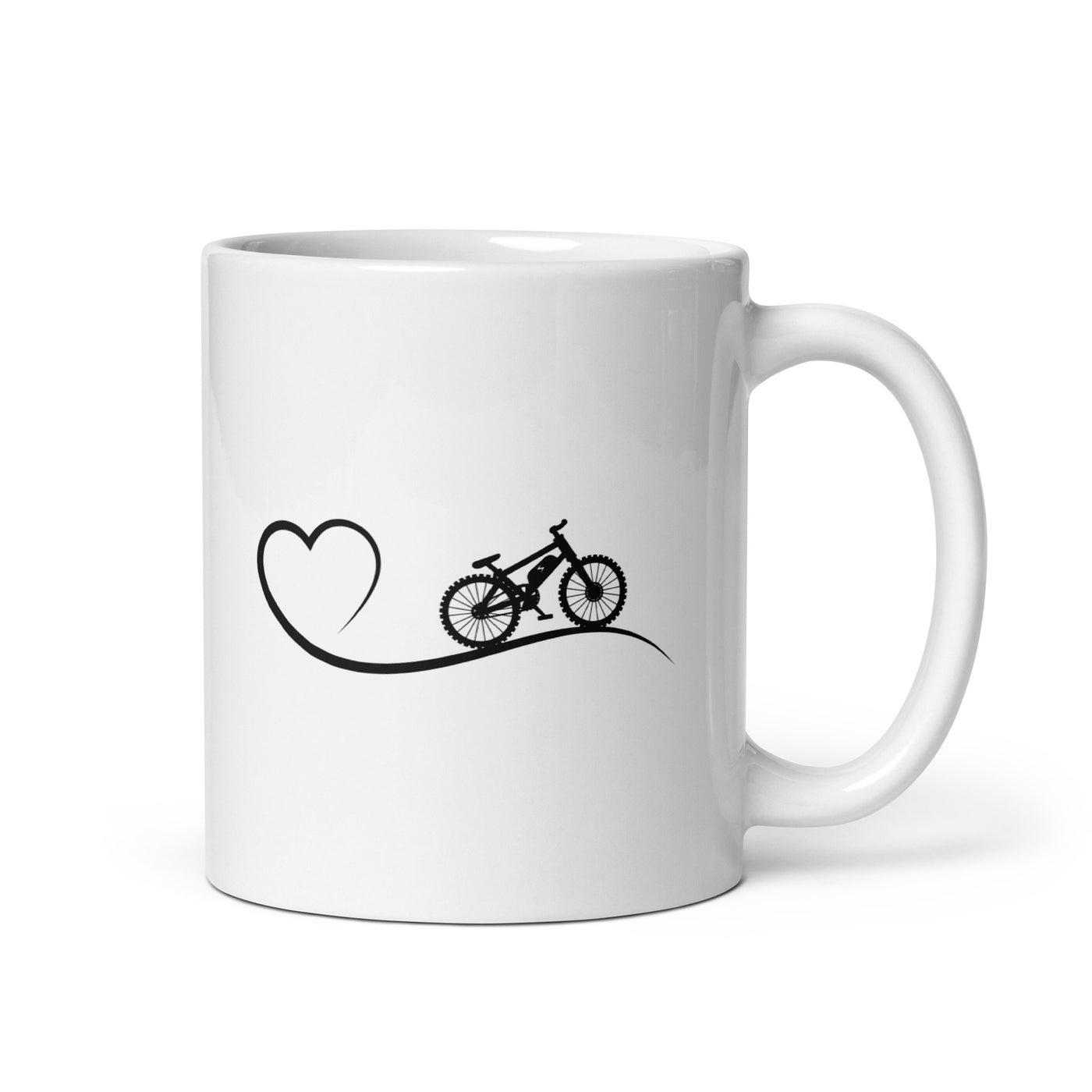 Herz Und E-Bike - Tasse e-bike