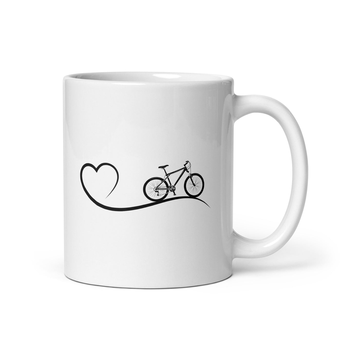 Herz Und Fahrrad - Tasse fahrrad