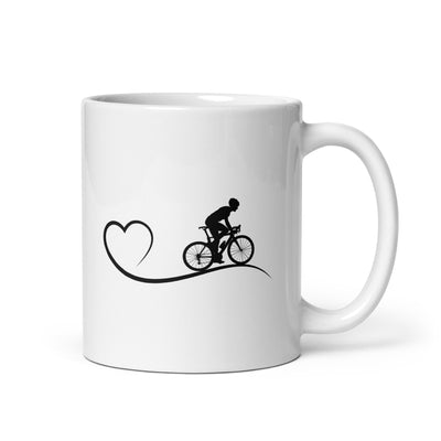 Herz Und Radfahrer - Tasse fahrrad