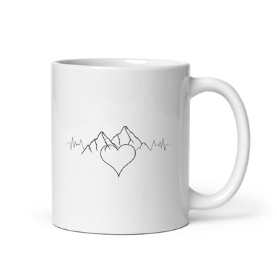 Herzschlag Berge - Tasse berge klettern