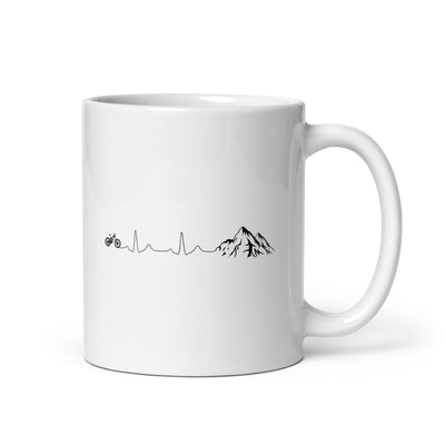 Herzschlag Berge Und Bike - Tasse mountainbike