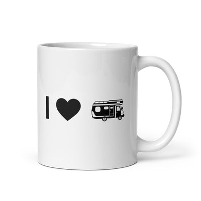 I Heart And Camping Van - Tasse camping